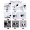 A74E-Electric Magnetic Valve Aquarium Solenoid Valve Regulator 110V Low Temperature Aquarium Fish Tank US 12V US Plug