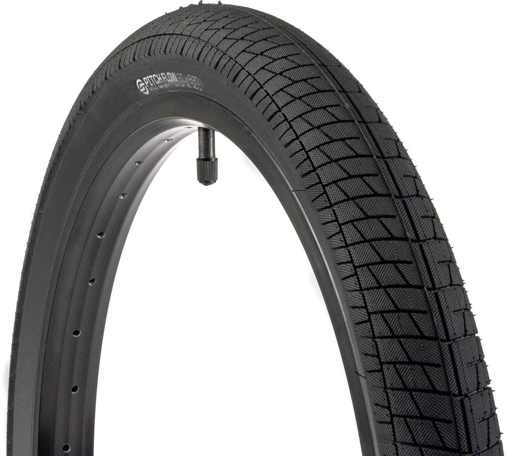 SALT PLUS Pitch Flow Bicycle BMX Tire 20 Inch X All Black 2.2