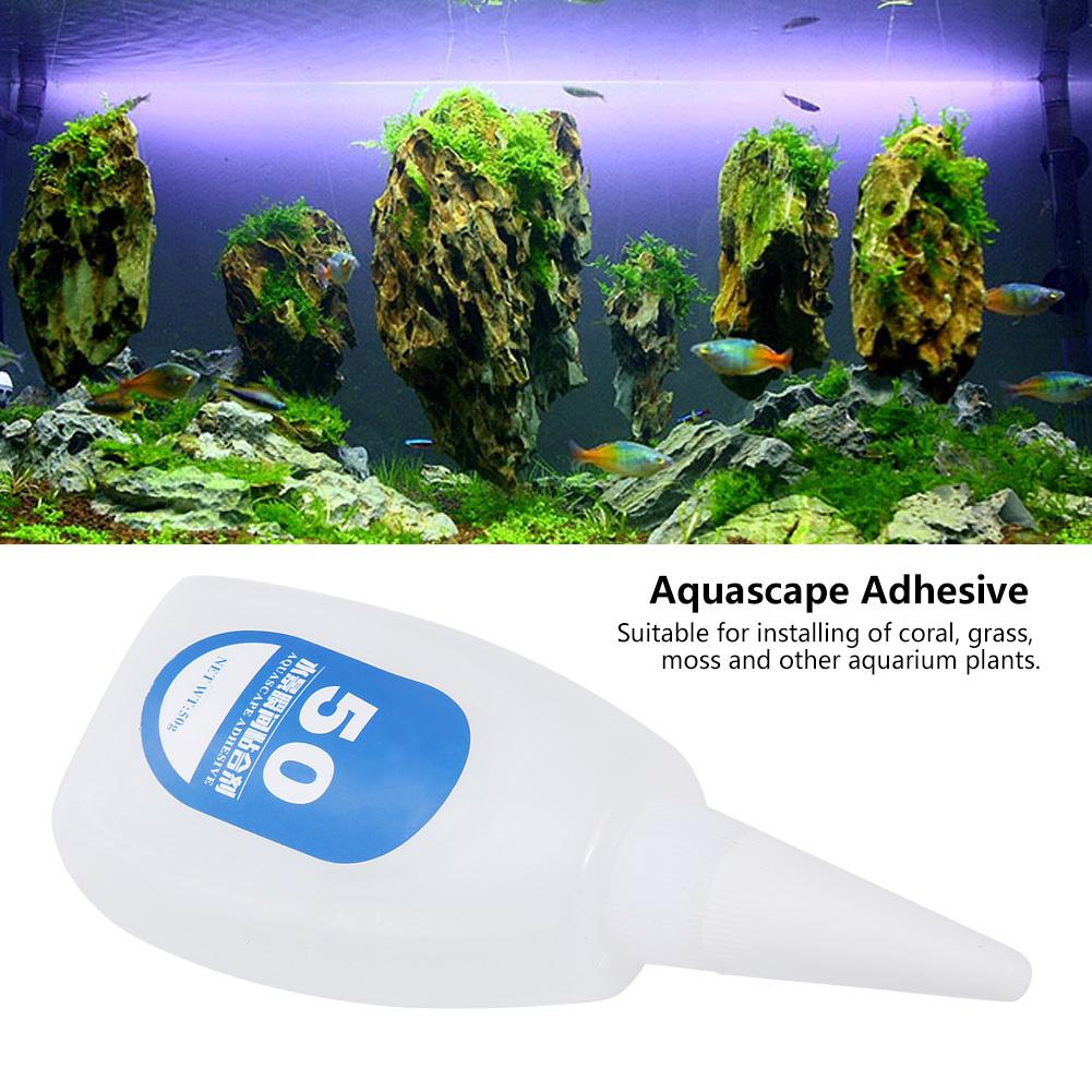 Moss Wood Glue Cyanoacrylate Super Glue Aquascape Adhesive Coral Glue Aquarium Glue Underwater Use