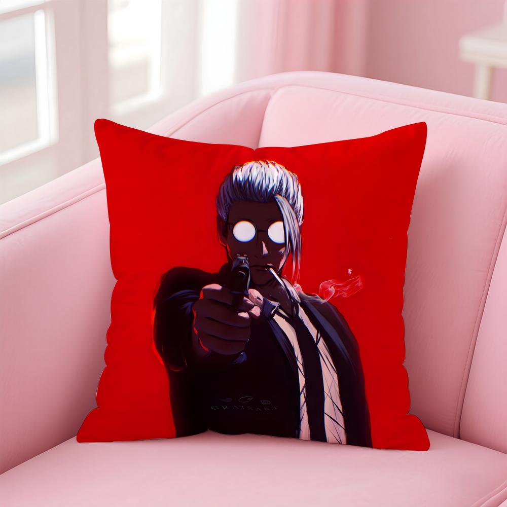 Anime Funny SSakamoto DDays Cushion Cover Pillow Case Soft Skin Friendly Fabric Comfort Concealed Zipper