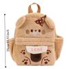 Large Capacity Bear Plush Schoolbag Adjustable Straps Animal Shoulder Bag  Lady