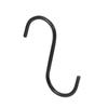 5pcs/pack 7*3*3CM Black S Shaped Hook Stainless Steel Hooks & Rails Kitchen Bathroom Household Hanger Storage Holders Organizer