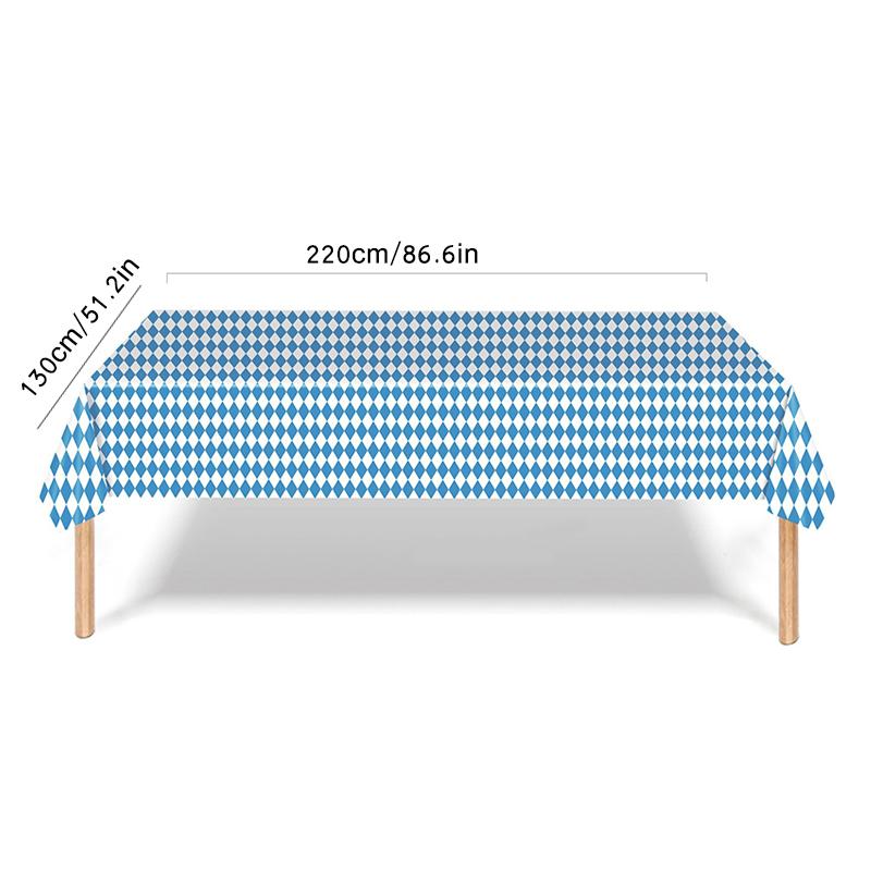 

Октоберфест скатерть баварский флаг в клетку скатерть украшения для уличной вечеринки A