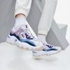 Fila Predator 2 Stoff Synthetikleder Retro Sport Low-Top Lifestyle Schuhe Damensneaker Regen-Nebel-Grau Kaschmir-Blau F12W232140FNA