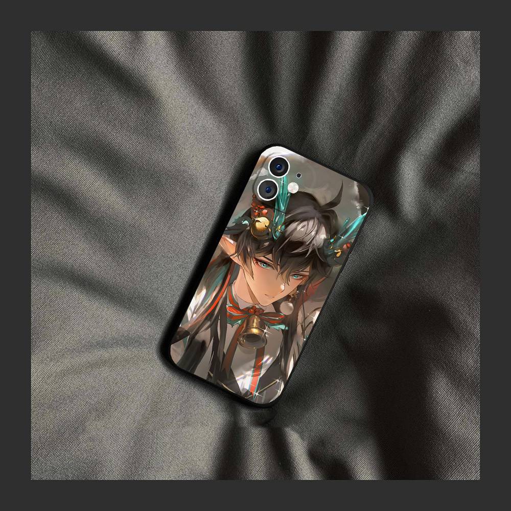 Imbibitor Lunae Game Genshin Impact Phone Case For IPhone 17 Air 16 15 14 13 Pro Max 11 12 Black Silicone Cover