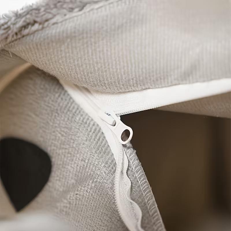 Cozy Pet House for Indoor Cats and Small Dogs, Removable Washable Pet Bed House with Soft Cushion, Warm Winter Pet Sleeping Nest