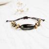 A Wisp of Porcelain Ceramic Hand Rope Literary Fresh Flower Bracelet Simple Design Learning Jewelry Wholesale