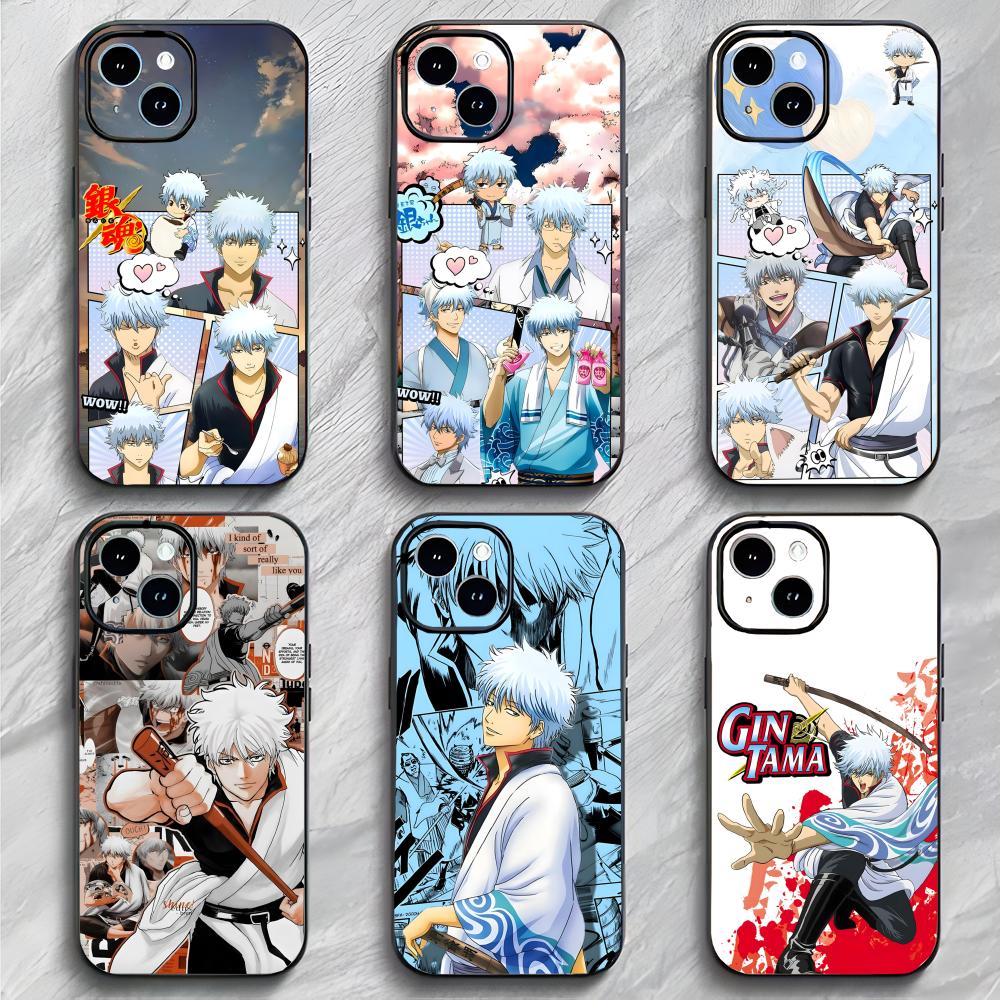Funny Classic Anime G-Gintama Phone Case Phone Case Soft Packaging Lightweight For iPhone17 16 15 14 13ProMax