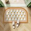 American Retro Diatom Mud Floor Mat Cushion Household Toilet Bathroom Door Non-Slip Floor Mat Toilet Quick Drying Water Absorption