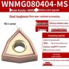 Peach-Shaped WNMG080404 Stainless Steel CNC Turning Insert