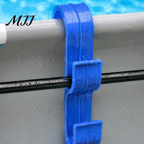 Swimming Pool Accessory Organizer Pole Hanger, Above Ground Storage Hook, Heavy Duty Adjustable Hook for Tool Holder Skimmer, Vacuum