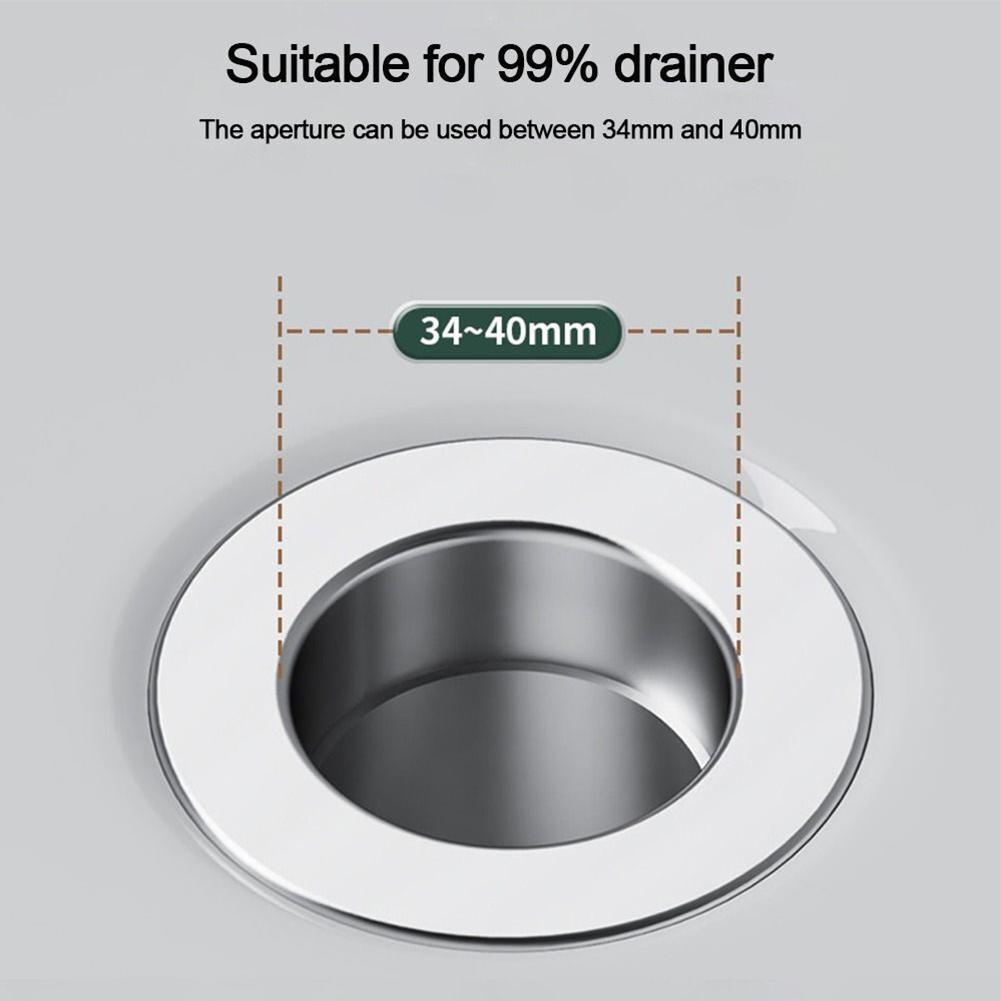Effizientes Küchenspülen-Abflusssieb und Stöpsel-Filter für Badezimmer Chrom