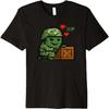 Pickle Camo Gamer Gaming Spawn Camping Waiting Retro Premium T-Shirt