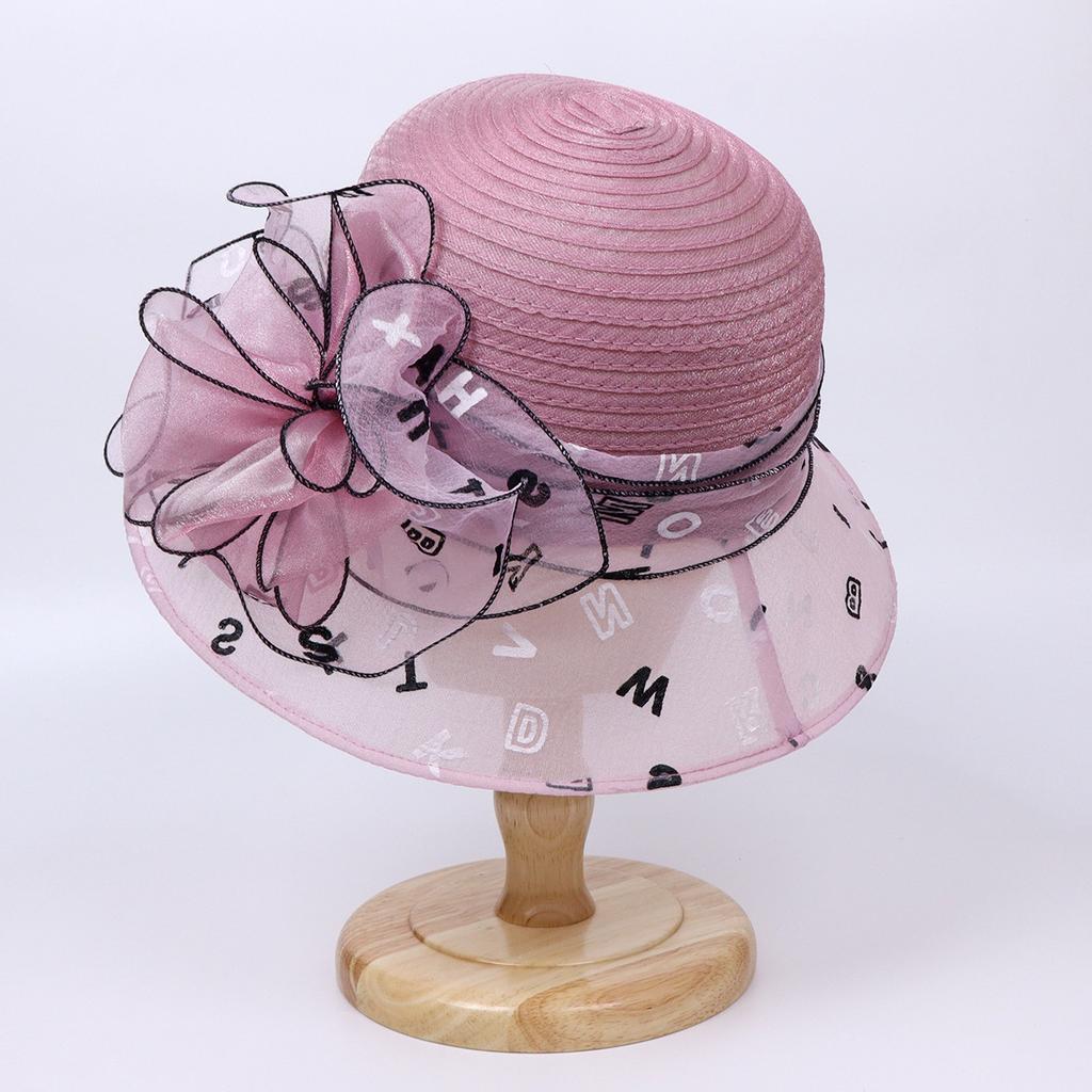 New sun hat ladies sun hat elegant mother hat travel sun protection hat bucket hat UV protection hat