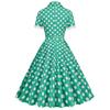 Vintage 50er Jahre Hepburn-Stil Swing-Kleid für Urlaube und Brautjungfern