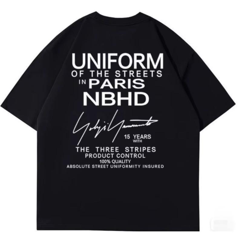 

2026 Shortsleeved Letter Round Neck Printed Pure Fashionable Casual Unisexs and Womens Tshirts S