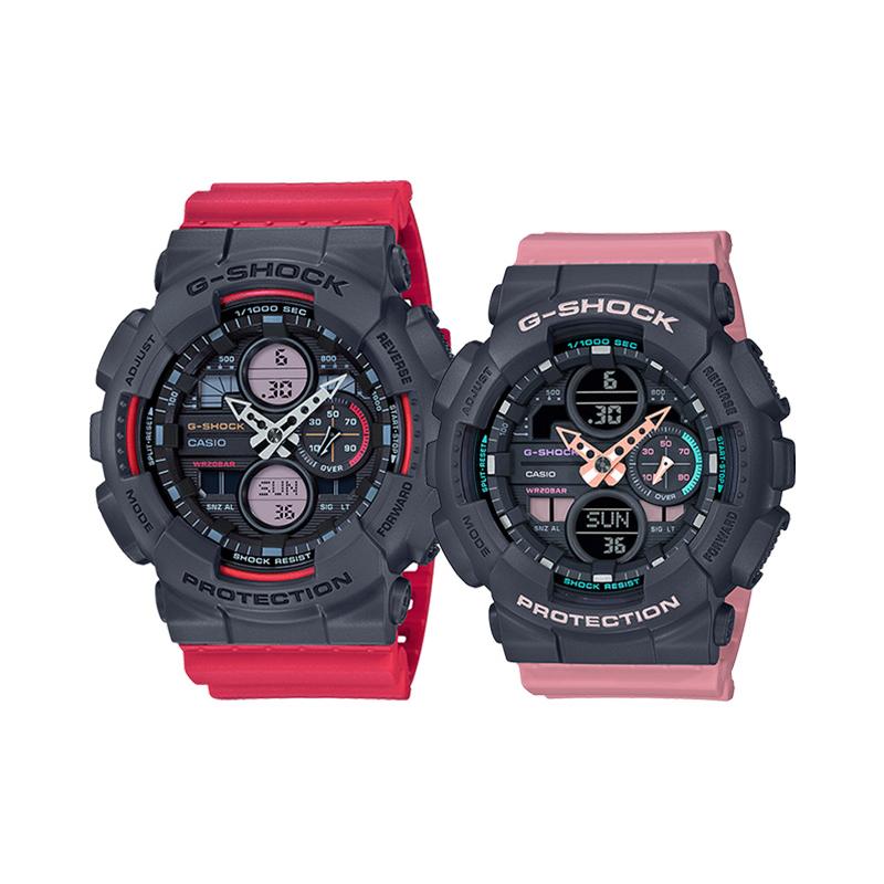 

Casio Watch Series-GAGMA Fashion Trend Contrast Color Street Classic Pointer Shi Ying Movement Stainless Steel Strap GA-140-4APR&GMA-S140-4APR чорний