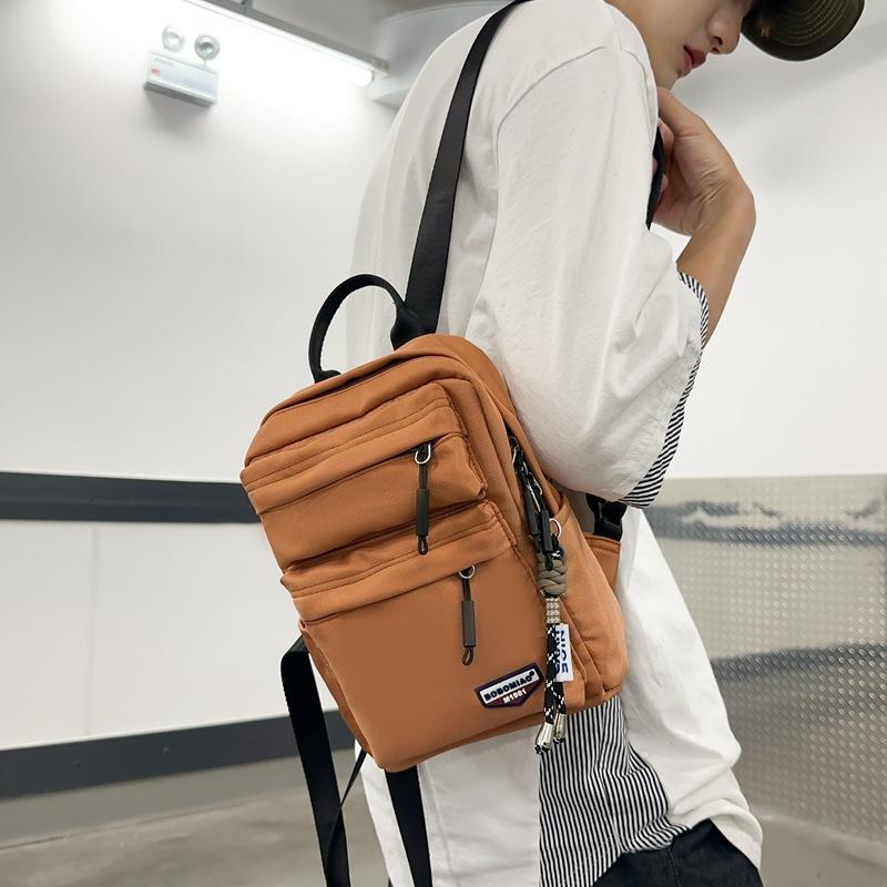 High value style simple leisure travel lightweight backpack women's versatile small schoolbag college student backpack