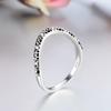 Fengxin Ring Women'S Closed Fashion Personality Retro Jewelry Silver Ring