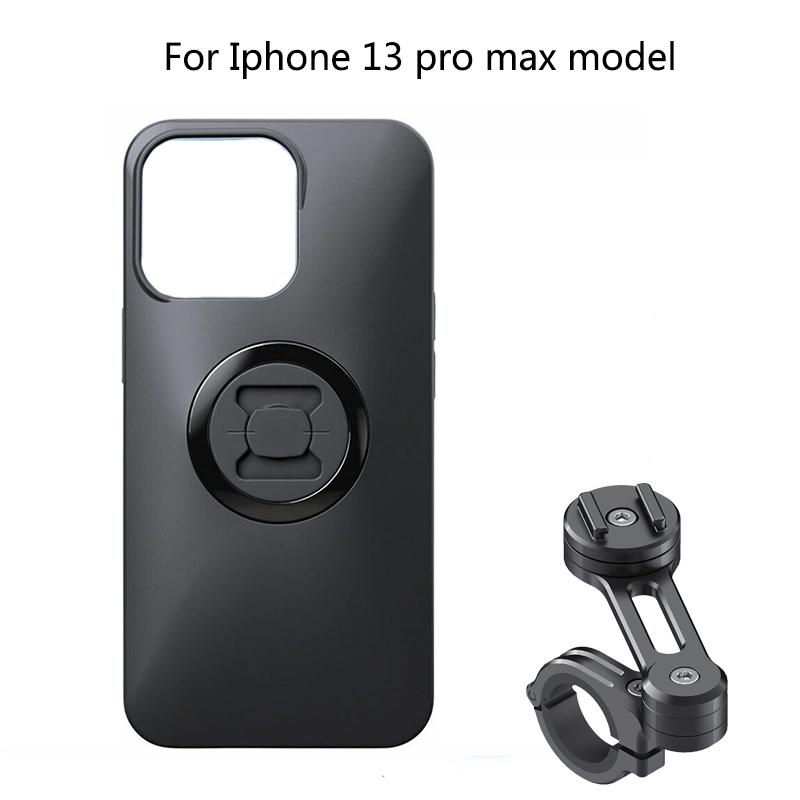 

Держатель для мобильного телефона на мотоцикле с чехлом для Iphone 12 Pro Max 11/XS, подставка для телефона для велосипеда, смартфона, быстрое крепление, GPS Mount Kit For i13Max