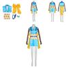 One Piece Nami Cosplay Costume Colorful Sleeveless Dress For Halloween Anime Fans