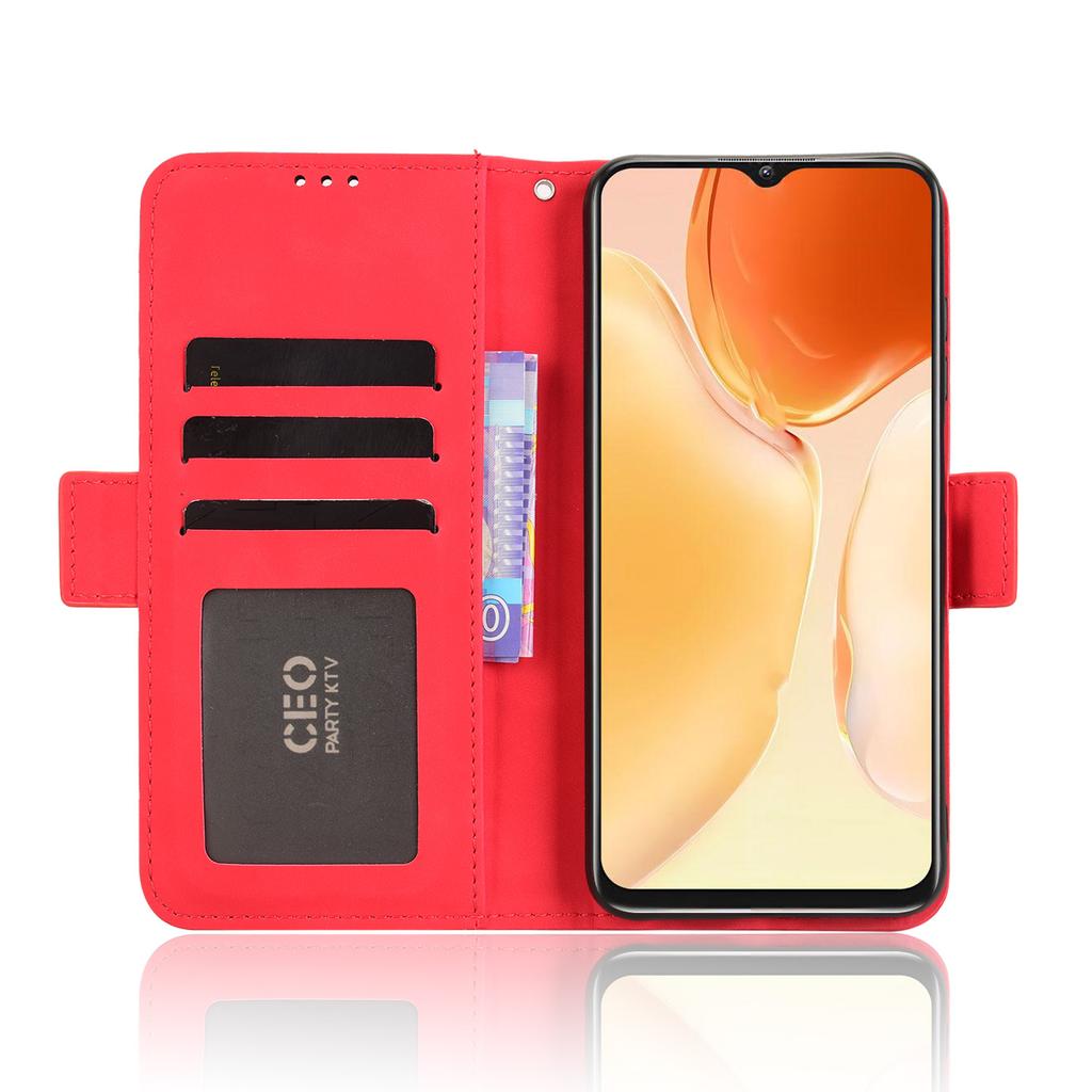 Pro Oukitel C1 Pro/Oukitel C1 Kožené pouzdro Kryt peněženky na telefon s více sloty na karty