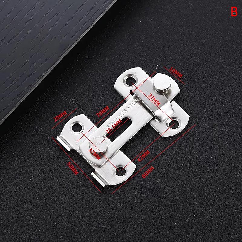 Stainless Steel Hasp Latch Lock For Sliding Door Window Cabinet Fitting For Home Security Door Hardware Accessories