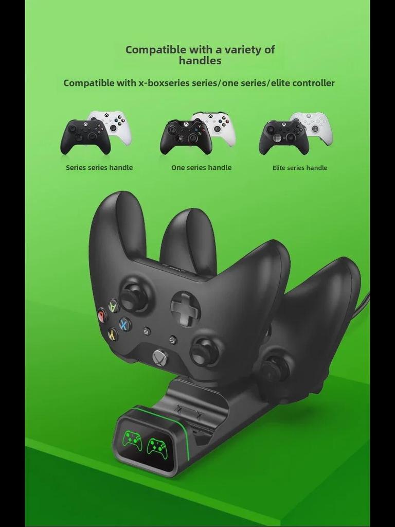 Xbox Series S/X & One S/X Controller Dual Charger with LED