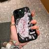 Surface Wrinkles and Unevenness Phone Shell Butterfly Wing Printed Protective Matte TPU Cover Soft Silicone Case
