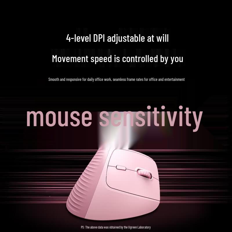 UGREEN Dual Mode Vertical Wireless Mouse