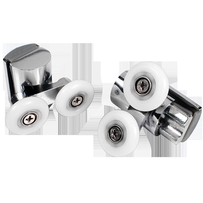 Upper Lower Wheel Hardware Home Runners Supplies Top 23mm Accessories Bathroom Bottom Parts Silver Slide Roller