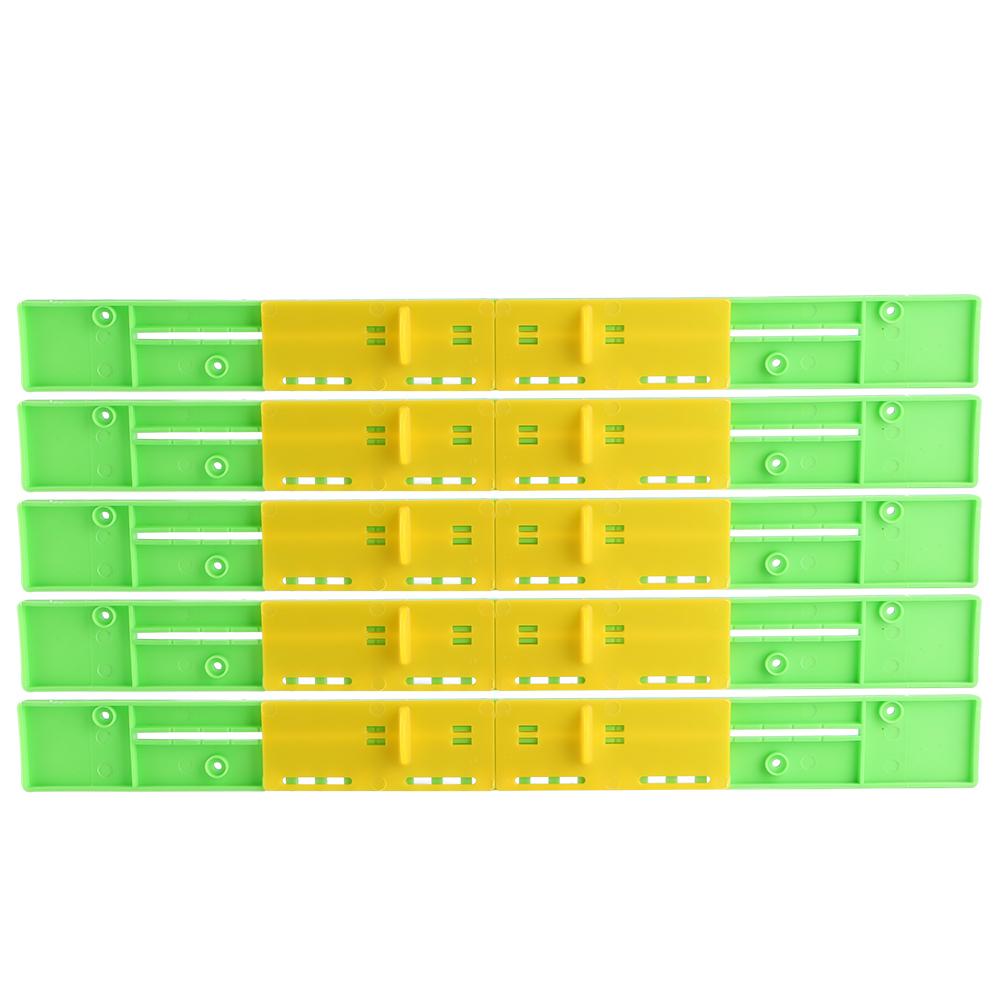 

5 Pcs Durable Beehive Door Entrance Gate AntiEscape Beekeeper Plastic Tool(10 Frames for Chinese European 41cm) 41cm/16in