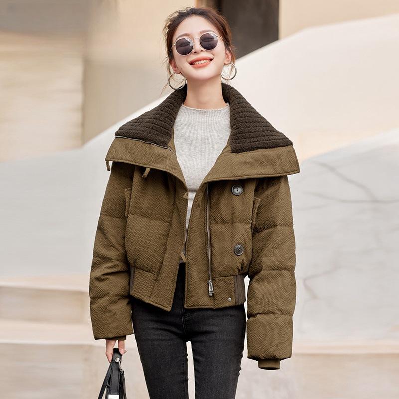 

New Style Women s Winter Short Korean Style Small Coat Thickened High-end Cotton-padded Jacket L