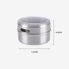 New Magnetic Spice Jars  Steel Spice Tins Spice Seasoning Containers Clear Lid Sauce Seasoning Storage Kitchen Organization