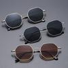 3pcs Unisex Geometric Frame Vintage Classic Colorful Fashion Glasses Suitable For Outdoor Daily Life Vacation Travel Accessories