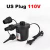 12V 220V Electric Air Pump Potable Inflatable Pump Compressor For Mattress Swimming Pool Fast Air Filling Inflator Blower Nozzle