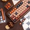 Vintage Style Cherry Keychain Kit PBT 133 Key DIY Personalized Adaptation 60/64/84/98/108 Mechanical Keyboard