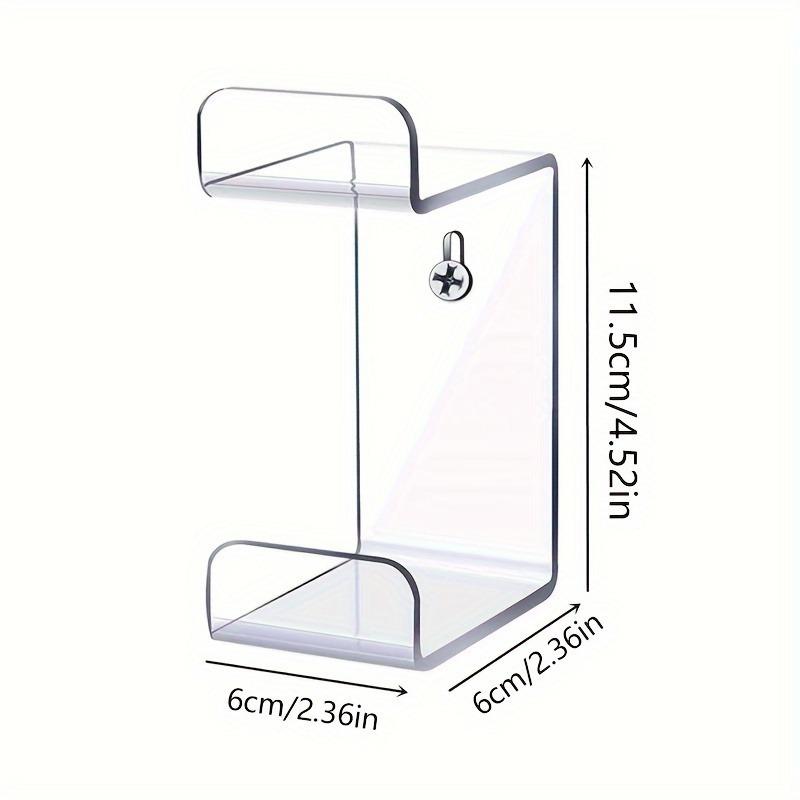 1pc-Acrylic Controller Stand – Wall Mount Transparent Display Rack for Game Controllers – Home & Game Room Decor – Gift for Men