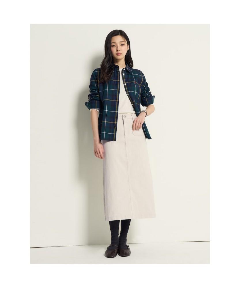 Binpolleidiseu Denim Long Skirt Ivory (Bf6227C710)