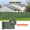 Ivy Privacy Fence, 1 x 2.5 m Artificial Green Wall Screen, Greenery Ivy Fence with Strengthened Joint, Faux Hedges Vine Leaf Decoration for Outdoor
