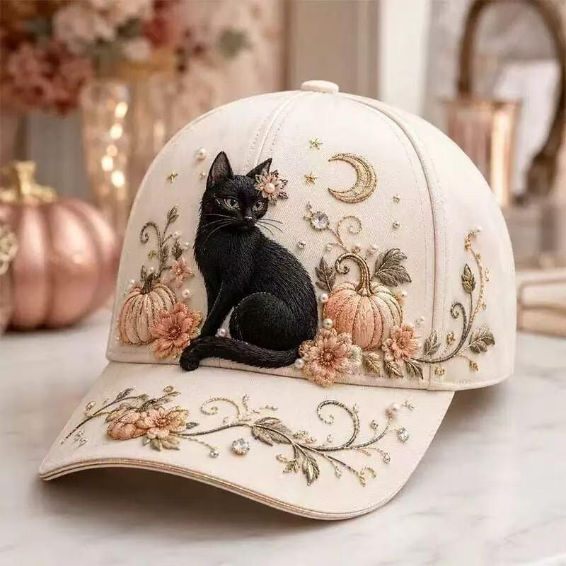 D print Halloween baseball cap women's spring and summer sunshade sun protection cap American style versatile fashion hat sun protection