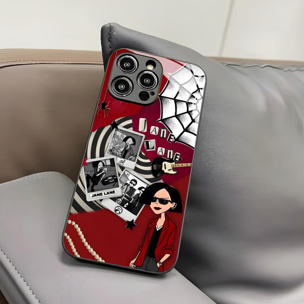 Anime D-Daria Phone Case for Iphone 17 Air 16 15 14 12 11 13 Pro Max Mini X Xr Xs Puls Black Glass Cover
