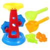 5 PCS Sand Bucket Kids Playing Toy Sandbox Toys Clock Toddler Beach Wheel