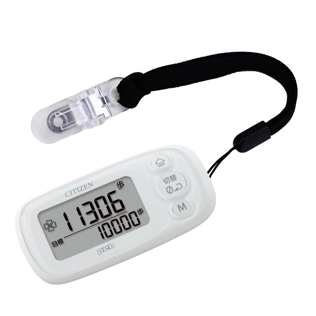Citizen Digital Pedometer, Pure White, TWT512-WH