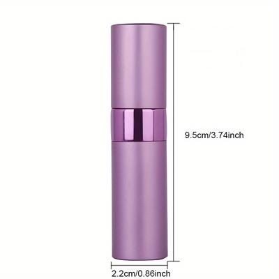 Frasco de refil de perfume 8ml Metal Alumínio Frasco de perfume recarregável Frasco de spray Atomizador portátil Perfume Viagem