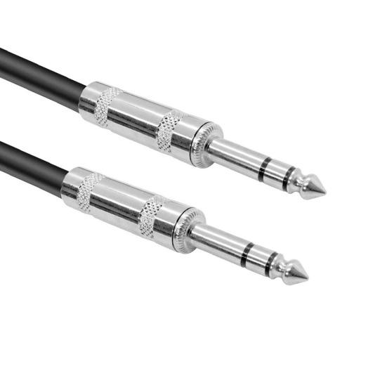 3ft TRS Stereo 6.3mm Balanced Pro 1/4inch to Audio Male to Male 16AWG