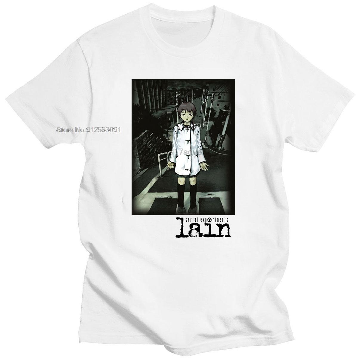 Fashion Style Wears Trend Tops Serial Experiments Lain Printed Funny Tshirt Cotton Unsiex Classic Cotton Tshirt New Tees S
