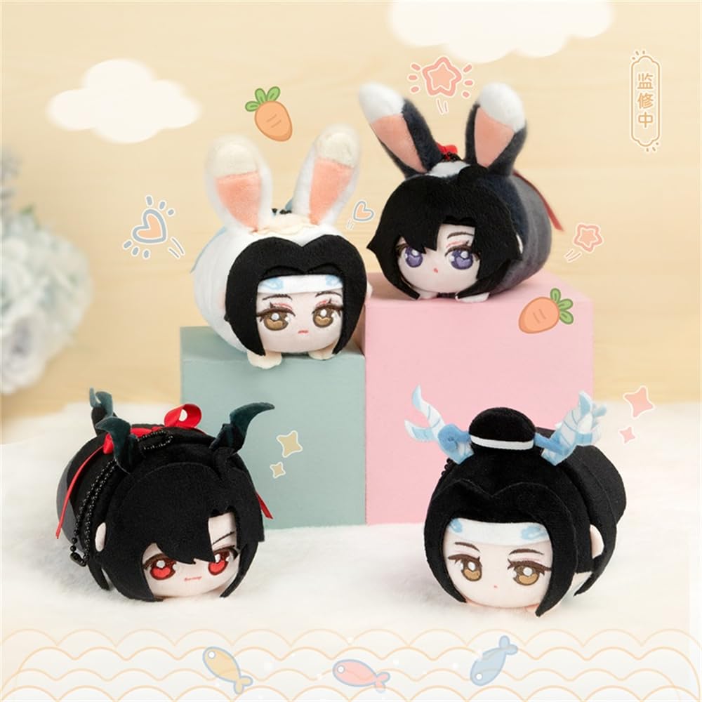 [The Master of Diabolism] Dragon and Rabbit Series: Wei Wuxian and Lan Wangji, All-in Set, Plush Mascot, Character, Cute Doll, Official Merchandise