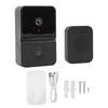 Smart Doorbell Black 1080P WiFi Wireless 2 Way Talk Night Vision Wide Angle APP Cloud Playback Doorbell Camera for Home