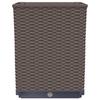 vidaXL Pflanzkübel 2 Stk. Braun 30x30x37 cm Polypropylen